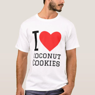 Ik hou van kokosnootkoekjes t-shirt