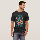 Ik hou van kolibries t-shirt (Voorkant volledig)