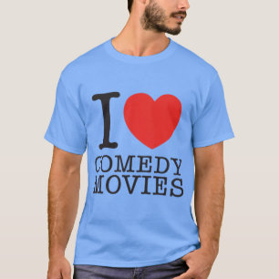 Ik hou van komische films retro vintage t-shirt