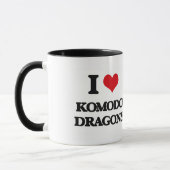 Ik hou van Komodo Dragons Mok (Links)