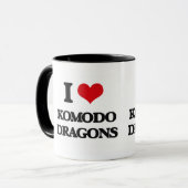 Ik hou van Komodo Dragons Mok (Voorkant links)