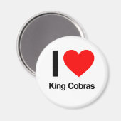 ik hou van koning cobras magneet (Voorkant / Achterkant)
