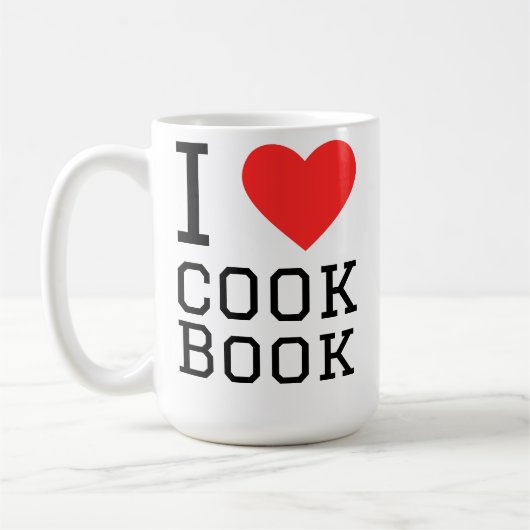 Ik hou van kookboek koffiemok (Links)
