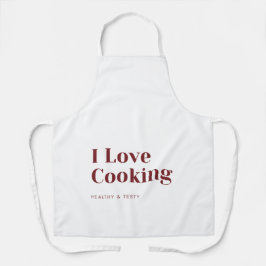 Ik hou van kookschort Gezond & Lekker Keuken Wear  Schort