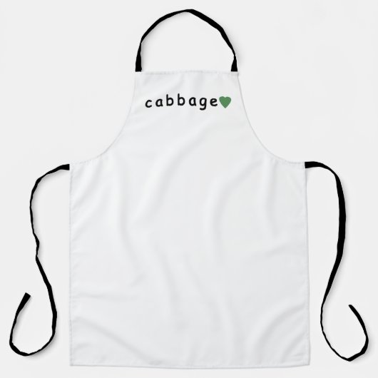 Ik hou van kool schort (Voorkant)