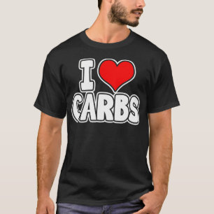 Ik hou van koolhydraten t-shirt