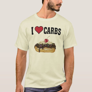 Ik hou van koolhydraten t-shirt