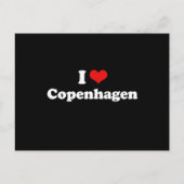 IK HOU VAN KOPENHAGEN BRIEFKAART (Voorkant)