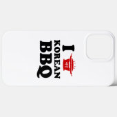 Ik hou van Koreaans BBQ (고기구이) Case-Mate iPhone Case (Achterkant (horizontaal))