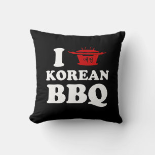 Ik hou van Koreaans BBQ (고기구이) Kussen