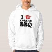 Ik hou van Koreaanse BBQ (고 기 구 이) Hoodie (Voorkant)