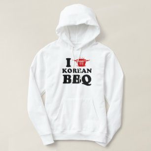 Ik hou van Koreaanse BBQ (고 기 구 이) Hoodie