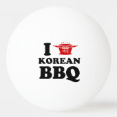 Ik hou van Koreaanse BBQ (고 기 구 이) Pingpongbal (Achterkant)
