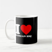 Ik hou van Koreaanse BBQ Koffiemok (Links)