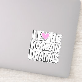 Ik hou van Koreaanse Dramas Sticker