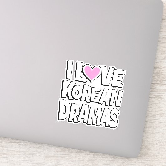 Ik hou van Koreaanse Dramas Sticker (Detail)