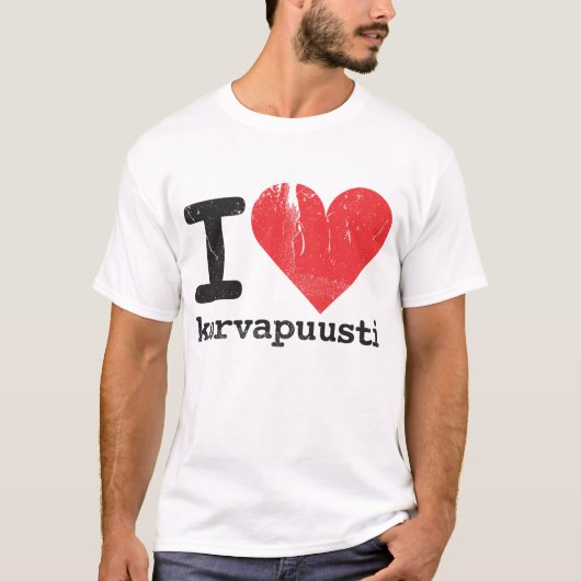 Ik hou van Korvapuusti T-shirt (Voorkant)