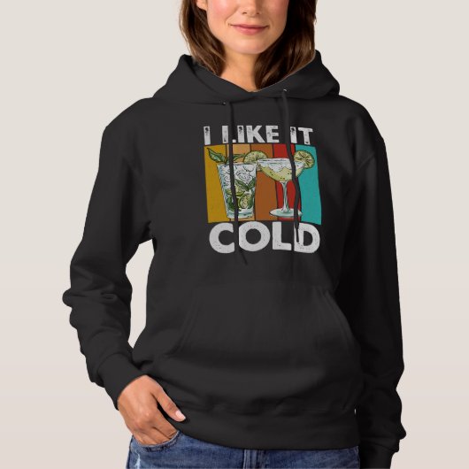 Ik Hou Van Koud I Cocktail Hoodie (Voorkant)