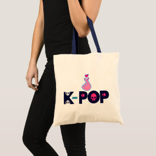 ♪ ♥ ik hou van KPop Fabulous Chic Budget Canvas ta Tote Bag