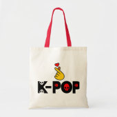 ♪ ♥ ik hou van KPop Fabulous Chic Budget Tas (Voorkant)