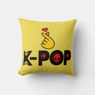♥Ik hou van KPop Fabulous Soft en kreukvrij Kussen