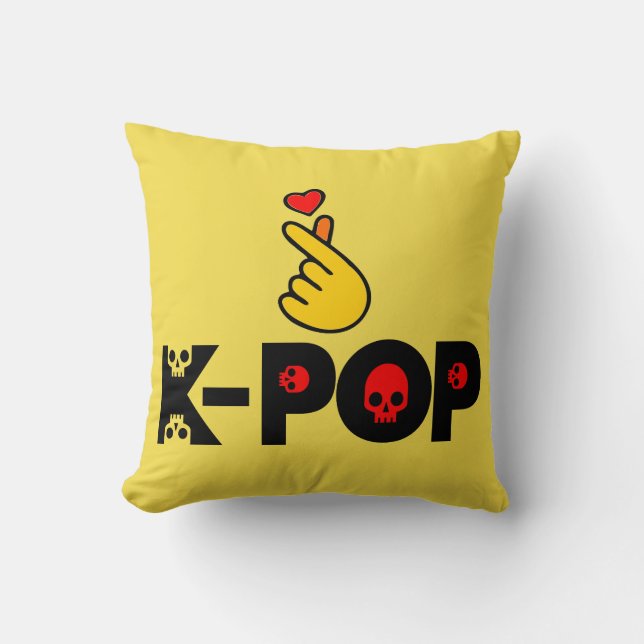 ♥Ik hou van KPop Fabulous Soft en kreukvrij Kussen (Voorkant)