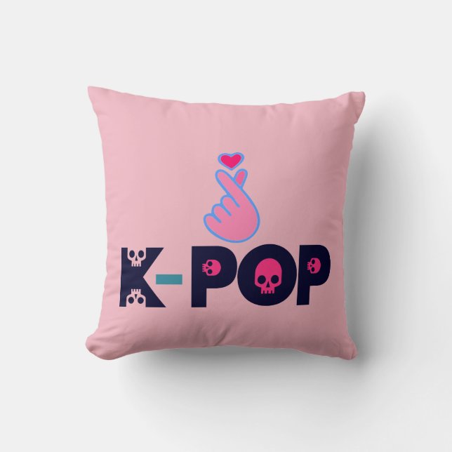 ♥Ik hou van KPop Fabulous Soft en kreukvrij Kussen (Voorkant)