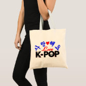 ♪ ♥ ik hou van KPop Fabulous Stylish Canvas tas ♥ (Voorkant (product))