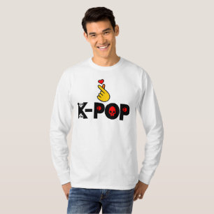 ♥Ik hou van KPop Mannen Comfy, Casualm maar toch s T-shirt