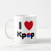 Ik hou van Kpop mok (Links)