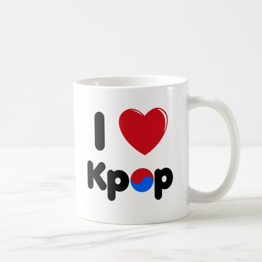 Ik hou van Kpop mok (Rechts)
