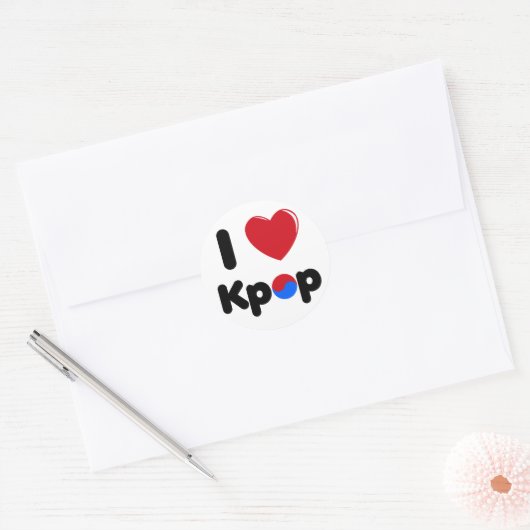 Ik hou van kpop sticker (Envelop)