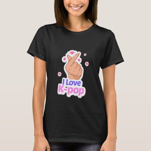 Ik hou van Kpop T-shirt (Voorkant)