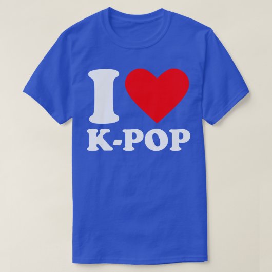 Ik hou van KPop T-shirt (Design voorkant)