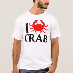 Ik hou van krab t-shirt