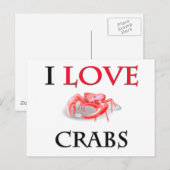Ik hou van krabben briefkaart (Voorkant / Achterkant)