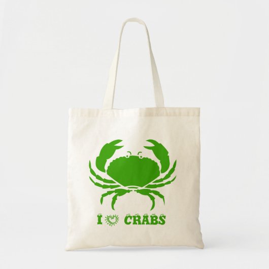 Ik hou van krabben tote bag (Voorkant)