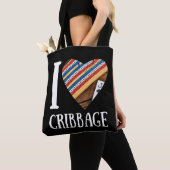 Ik hou van kribbe tote bag (Dichtbij)