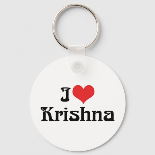 Ik hou van Krishna-sleutelhanger Sleutelhanger (Voorkant)