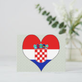 Ik hou van Kroatië Briefkaart (Staand voorkant)