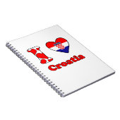 Ik hou van Kroatië Notitieboek (Rechterzijde)