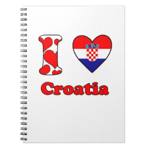 Ik hou van Kroatië Notitieboek