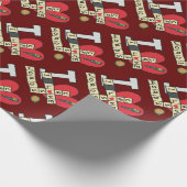 Ik hou van kruiswoordpuzzels cadeaupapier (Hoek)