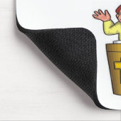 ik hou van kruiswormen en schrabbel muismat (Hoek)