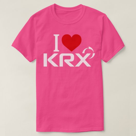 Ik hou van KRX T-shirt (Design voorkant)