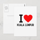 Ik hou van Kuala Lumpur Briefkaart (Voorkant / Achterkant)