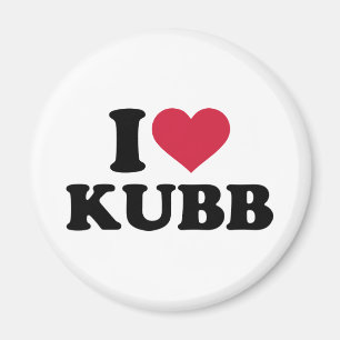 Ik hou van Kubb Magneet