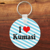 Ik hou van Kumasi, Ghana Sleutelhanger (Voorkant)