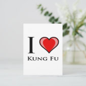 Ik hou van Kung Fu Briefkaart (Staand voorkant)