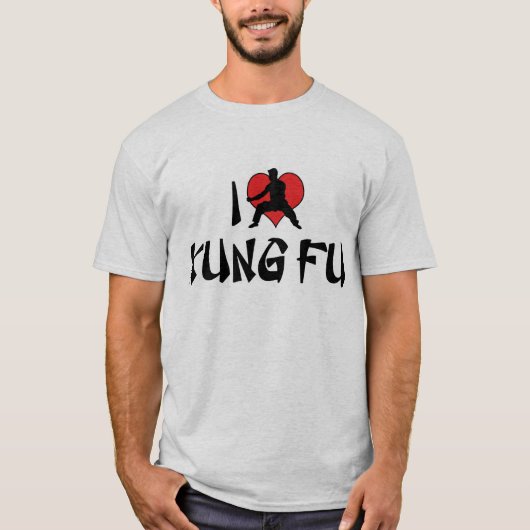 Ik Hou Van Kung Fu T-Shirt (Voorkant)